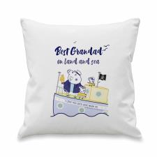 Personalised Peppa Pig Best Grandad Cushion